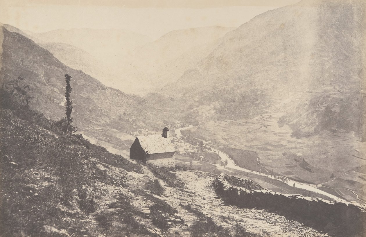 Vallée de Bosost prise de la chapelle San Antonio, 1853 - Joseph Vigier