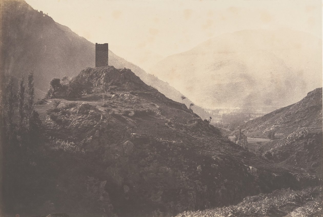 Vue de la Vallée de Luchon prise de la tour de Castelvieilh - Joseph Vigier