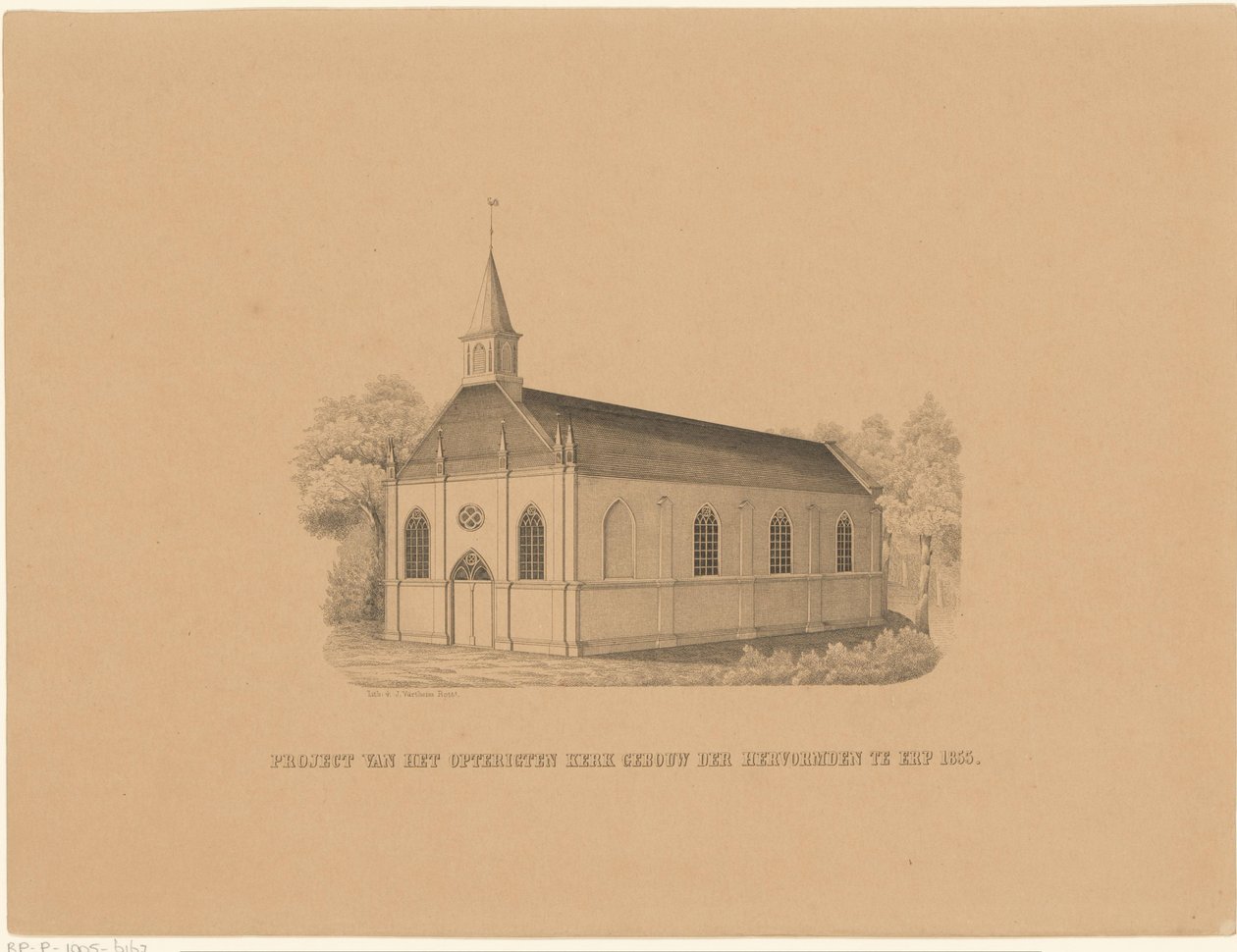 Église réformée à Erp (Projet de construction de l