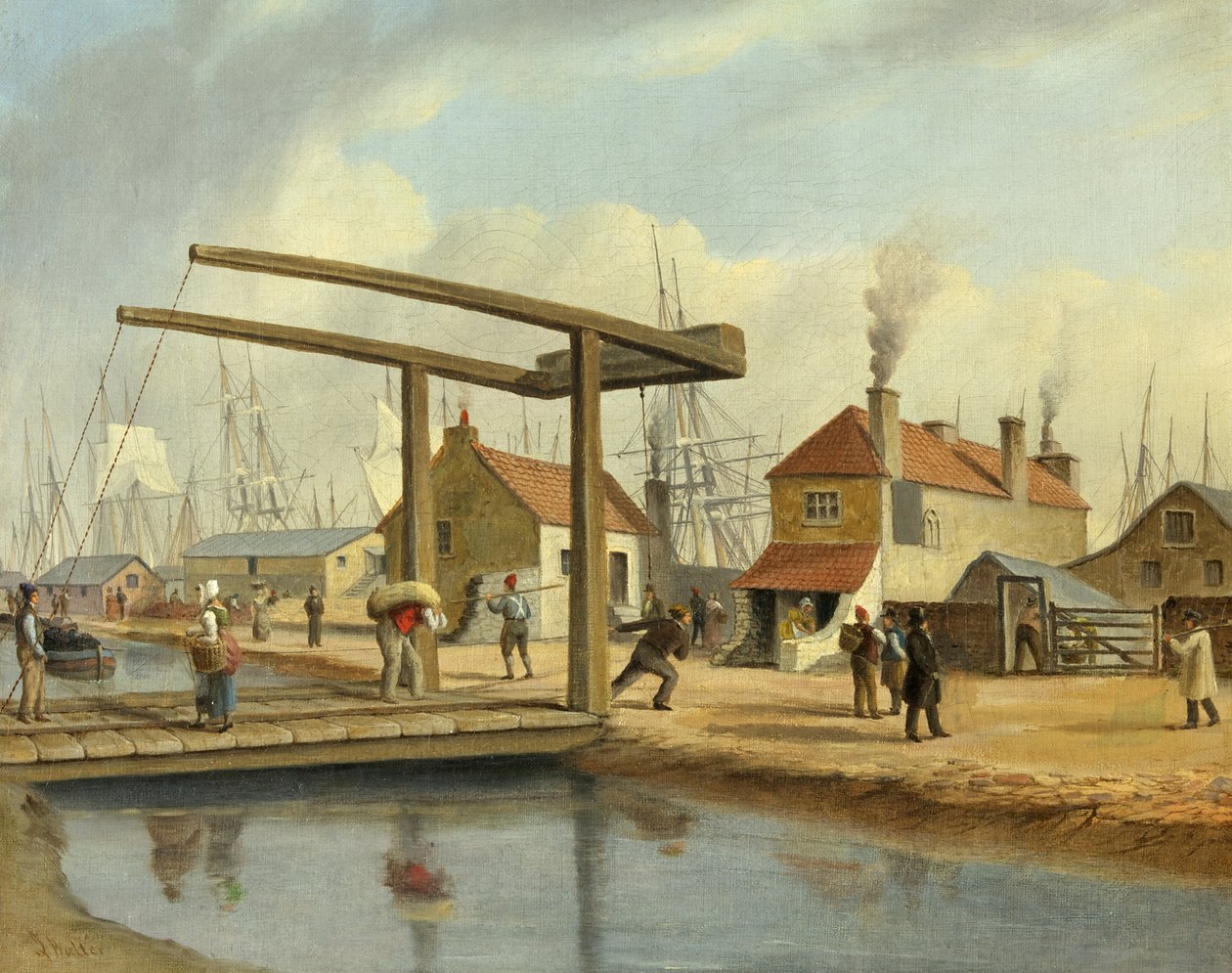 Le canal de Monmouthshire à Newport, 1800-1850 - Joseph Walter