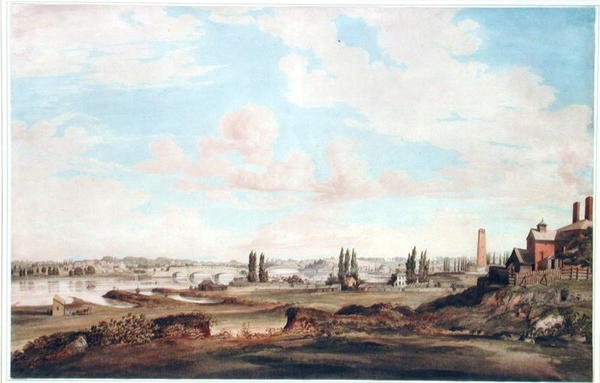 Vue de Philadelphie et de la rivière Schuylkill, vers 1816 - Joseph Watson