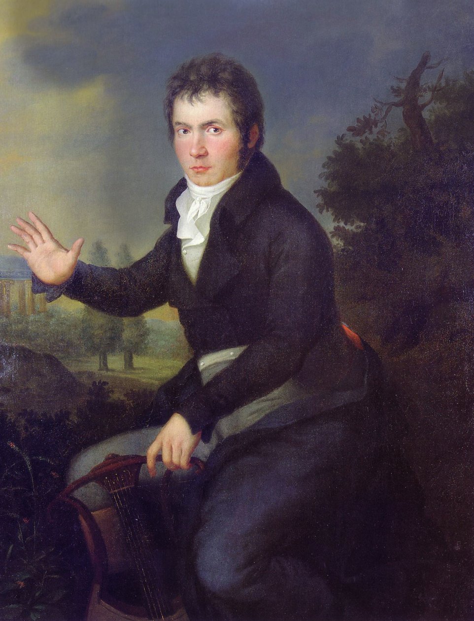 Portrait de Ludwig van Beethoven - Joseph Willibrord Mahler