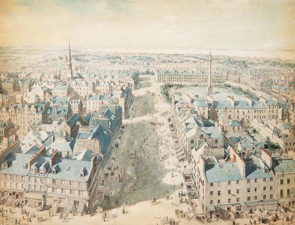 Vue nord depuis le monument Scott, 14h45, 15 septembre - Joseph Woodfall Ebsworth