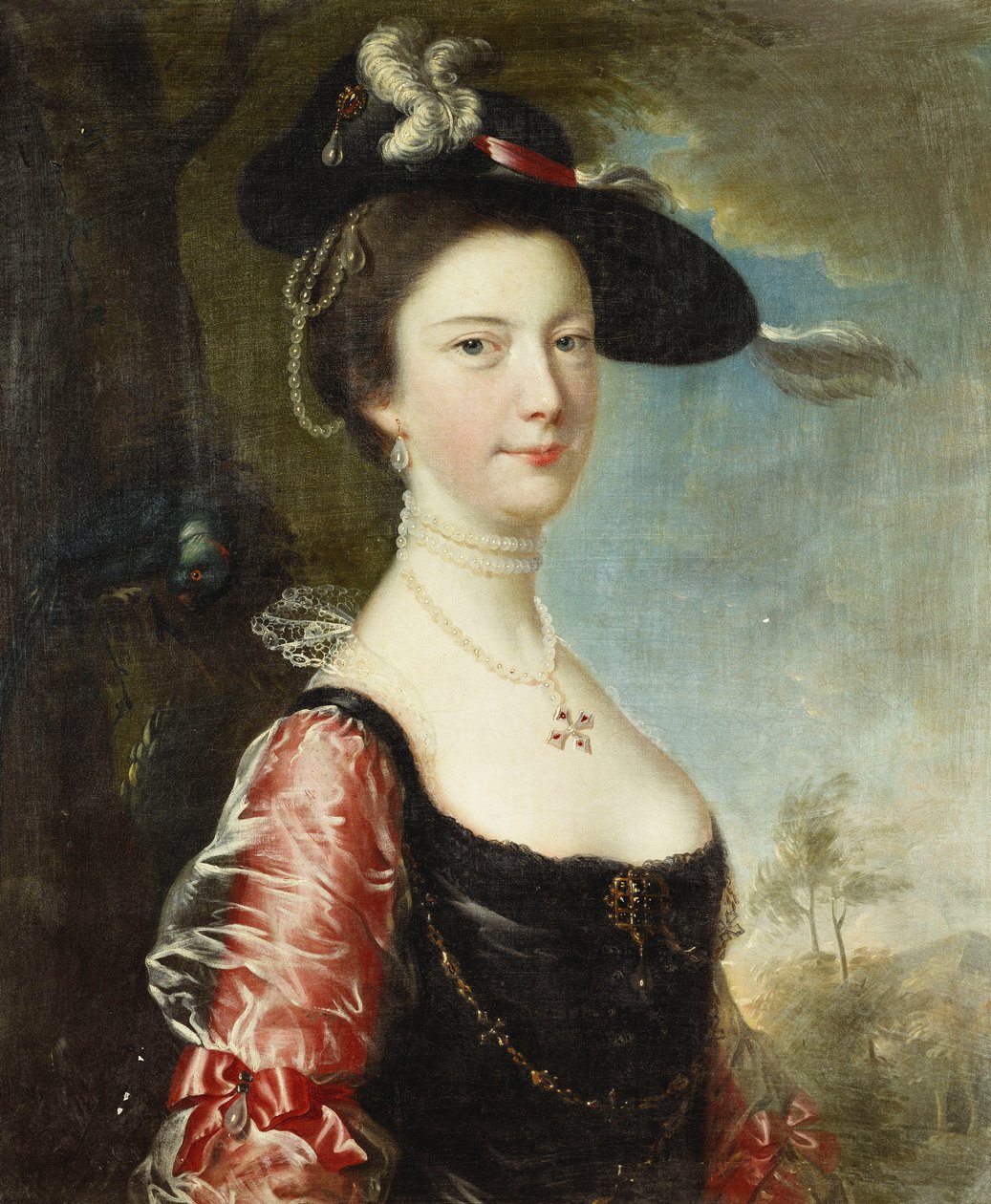 Portrait de sa femme, Anne - Joseph Wright of Derby