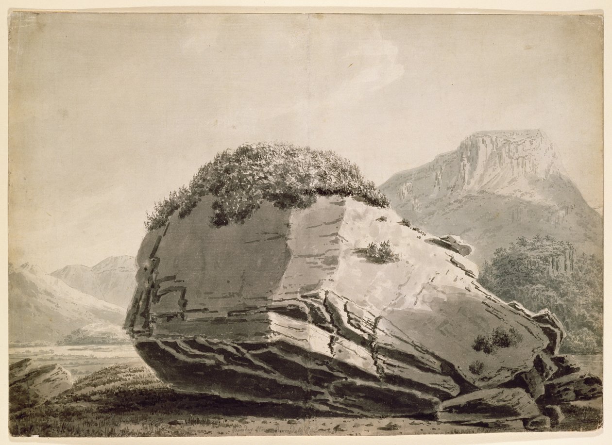 La Bowderstone Borrowdale - Joseph Wright of Derby