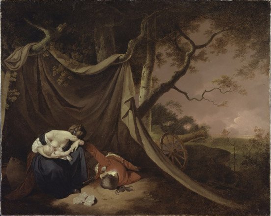 Le Soldat mort, vers 1789 - Joseph Wright of Derby
