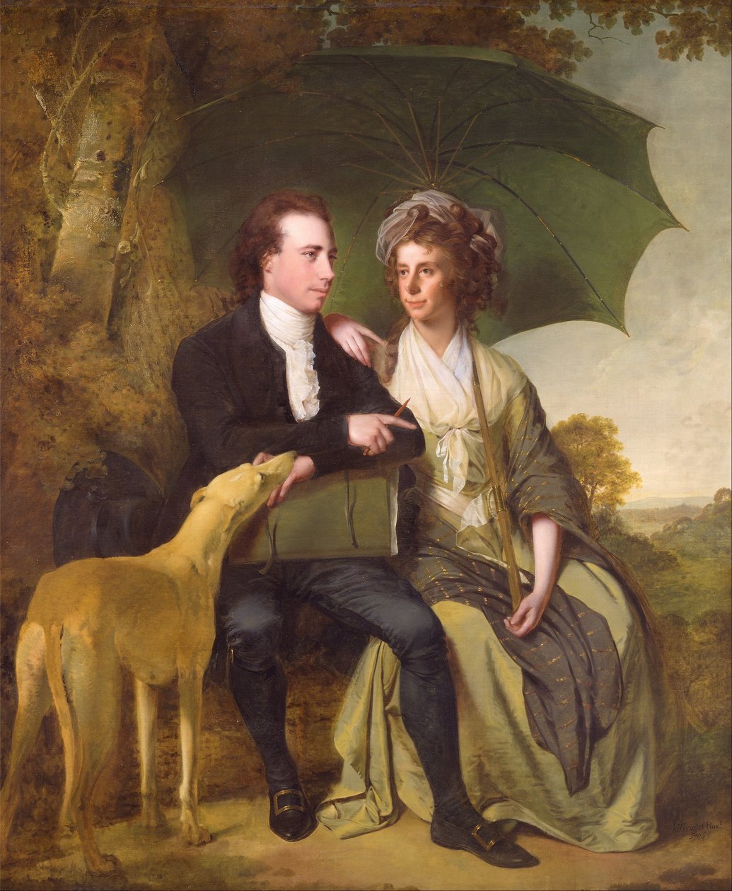 Le révérend et Mme Thomas Gisborne, de Yoxhall Lodge, Leicestershire - Joseph Wright of Derby