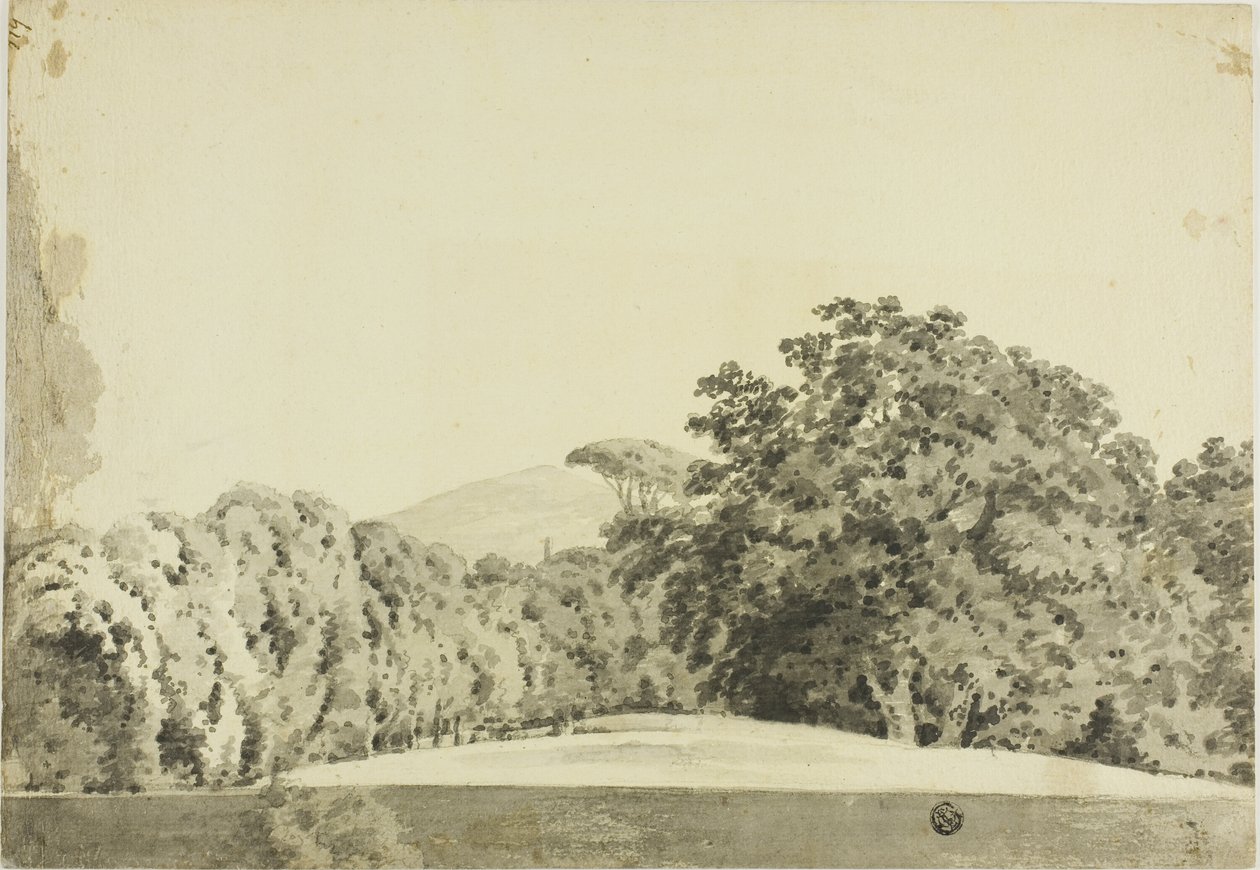 Paysage boisé - Joseph Wright of Derby