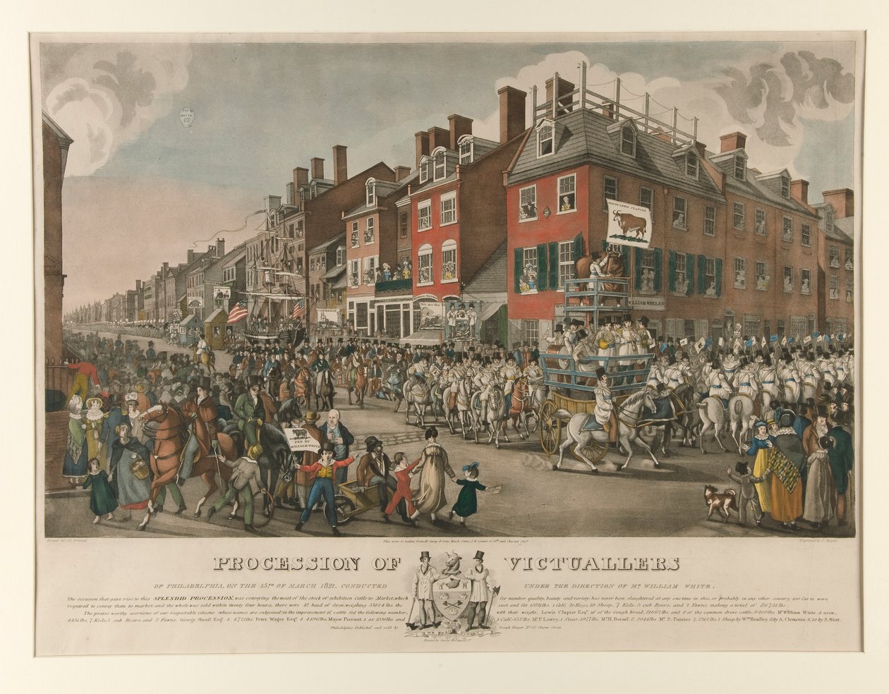 Procession des vivandiers de Philadelphie - Joseph Yeager