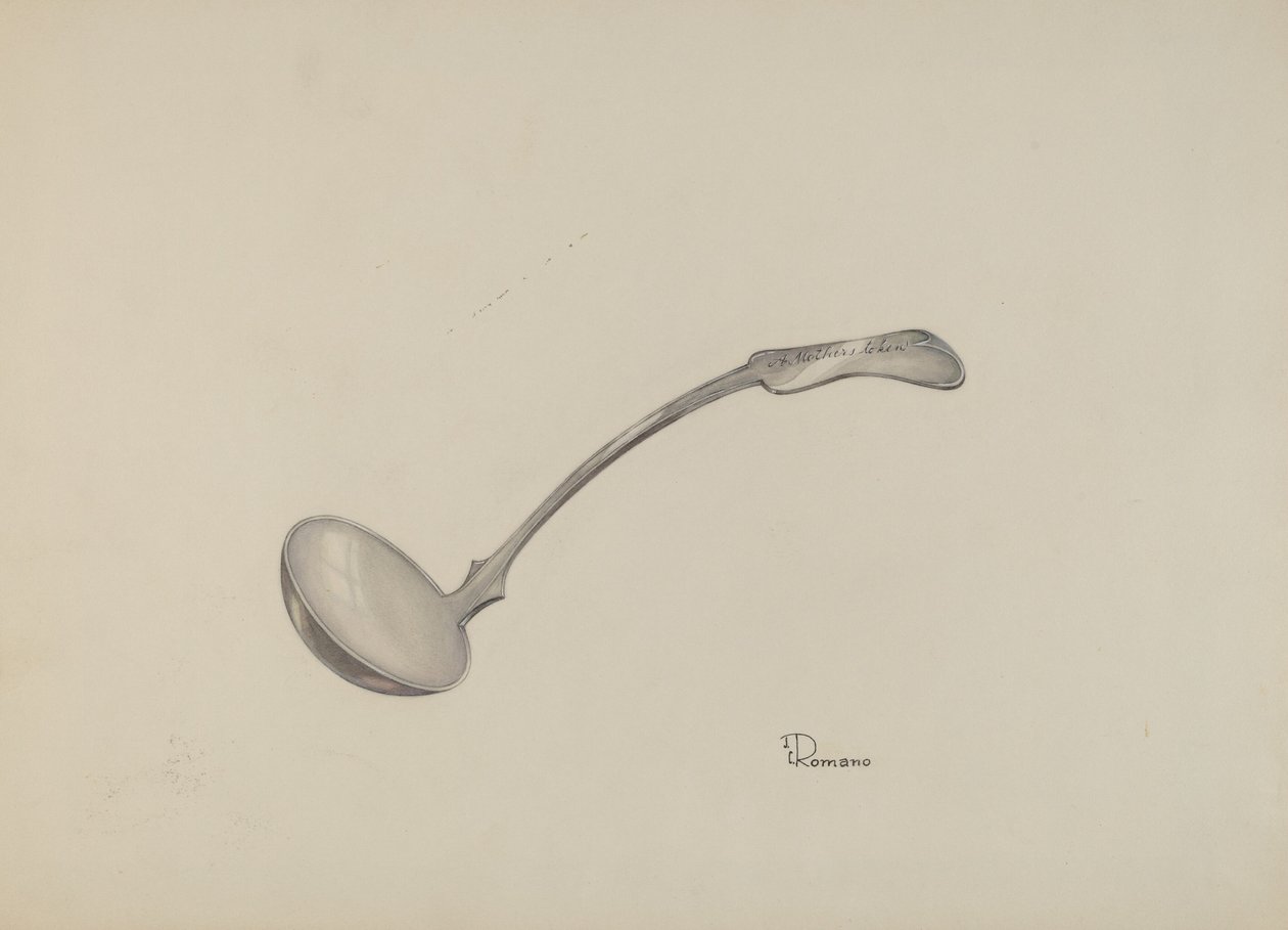 Louche à crème, vers 1937 - Josephine C. Romano