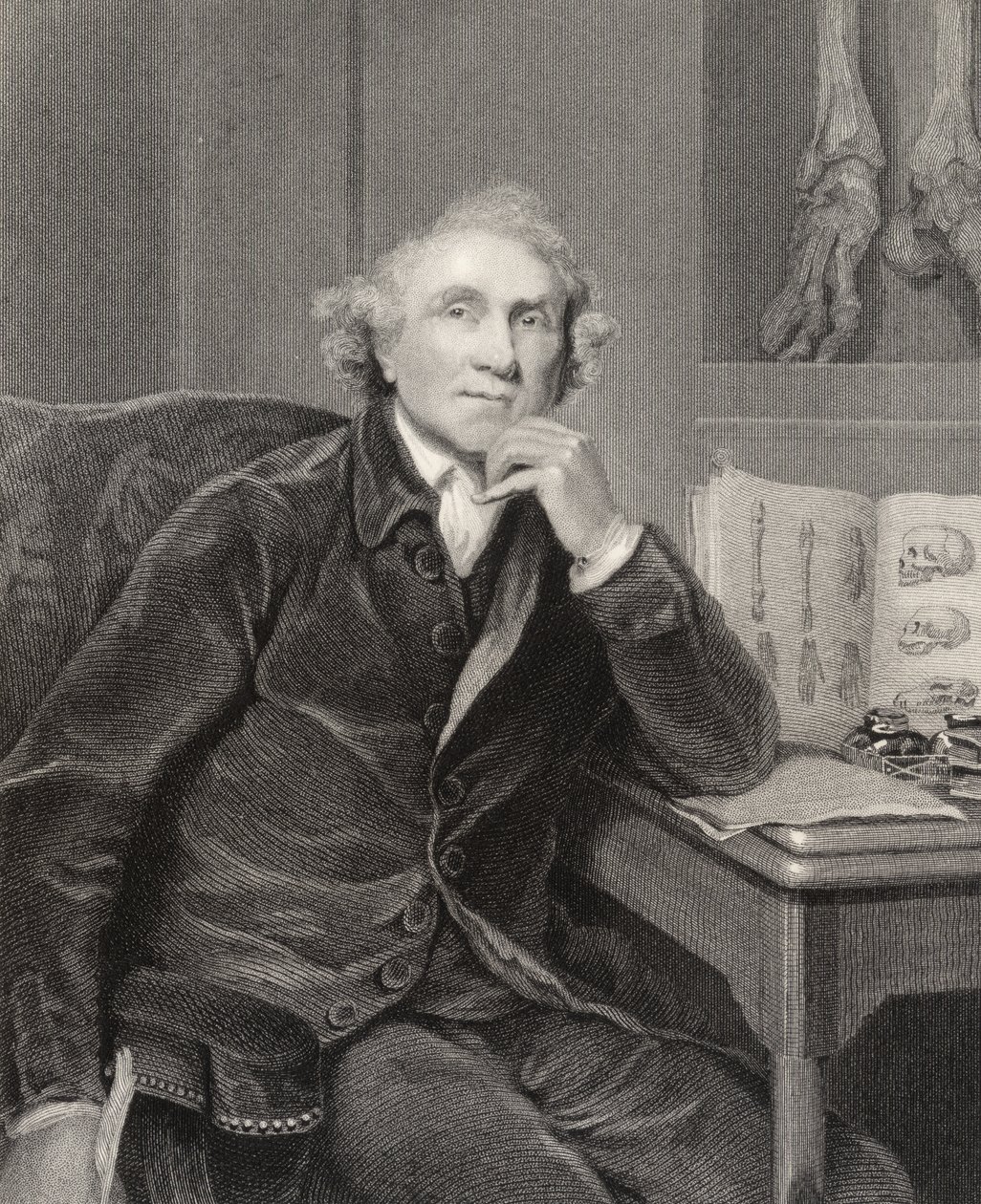 John Hunter, gravé par G.H. Adcock, de la 