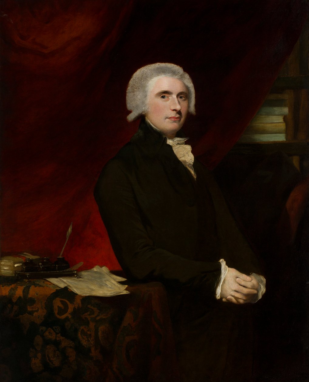 Portrait de Thomas, Lord Erskine (1750-1823) dans sa bibliothèque - Joshua (circle of) Reynolds