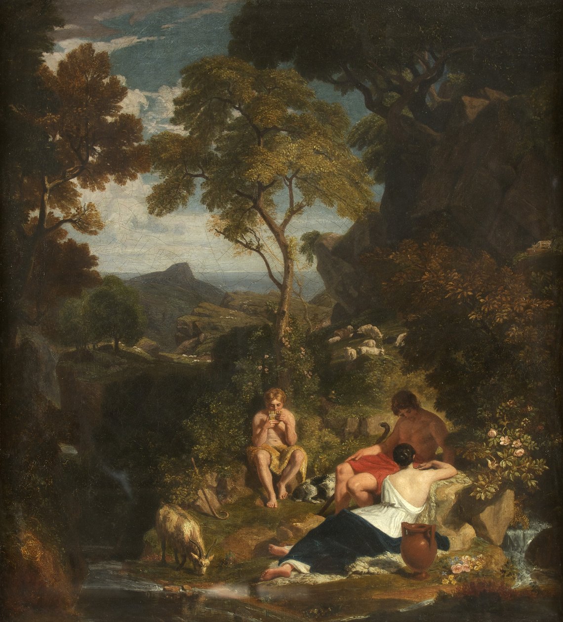 Bergers arcadiens, vers 1824 - Joshua Cristall
