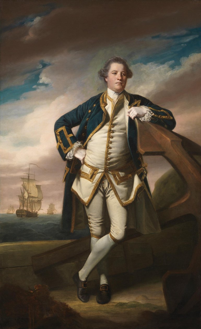 Capitaine Philemon Pownall - Joshua Reynolds