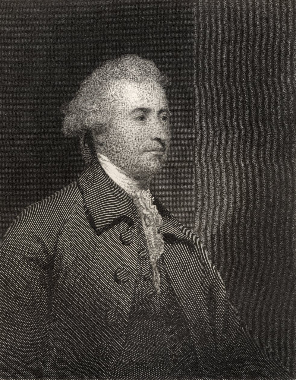 Edmund Burke, gravé par H. Robinson, de 