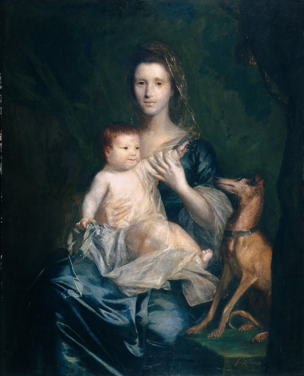 Jane Hamilton, Épouse du 9e Lord Cathcart, et sa Fille Jane, Plus Tard Duchesse d