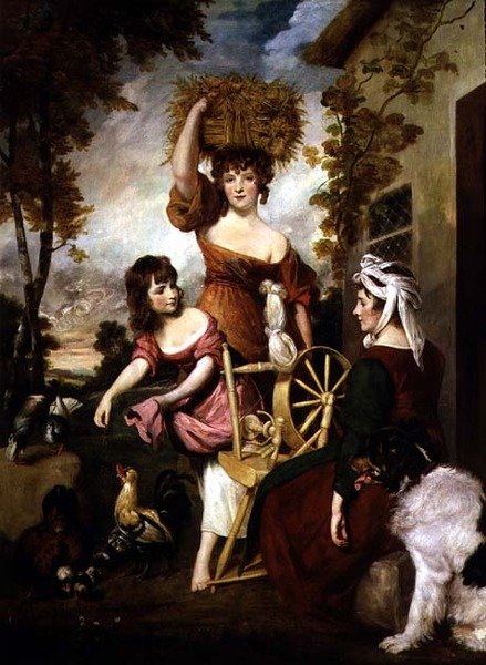 Les Cottagers, la famille Machil, 1788 - Joshua Reynolds
