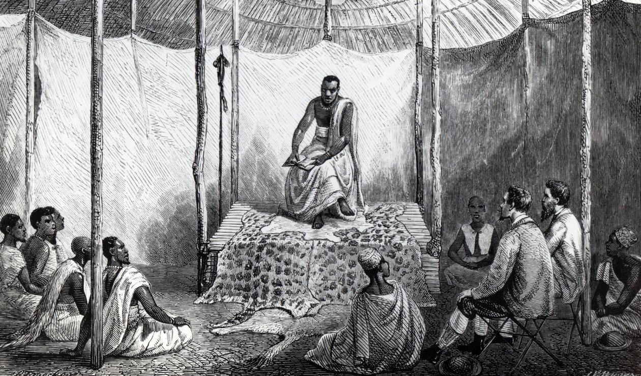 Première leçon de la Bible de Kamrasi, illustration de 