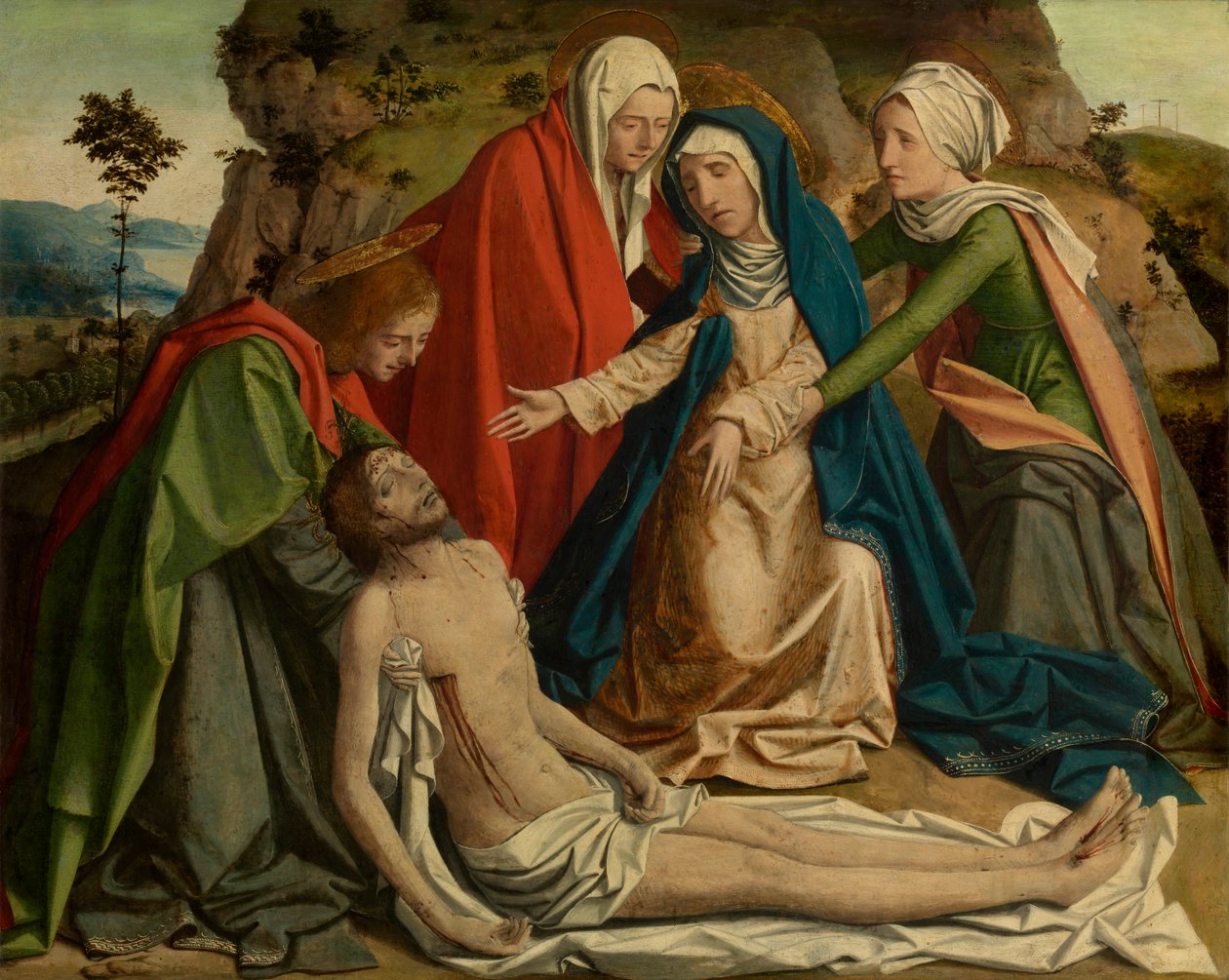 La Lamentation sur le Christ mort - Josse (fl.1493 1508) Lieferinxe