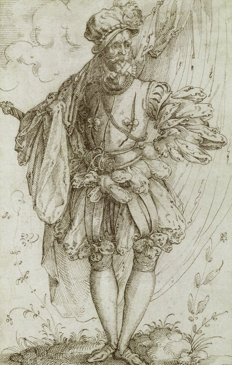 Porte-drapeau, années 1560 - Jost Amman