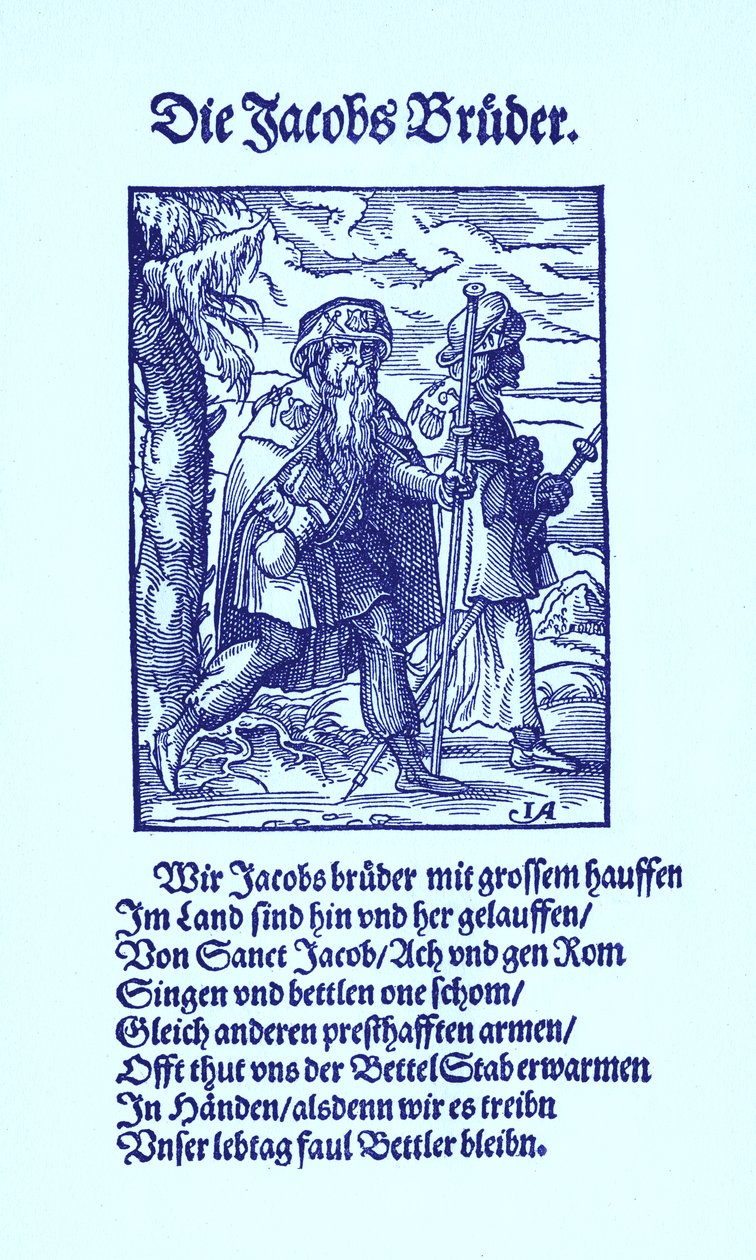 Pèlerins à Saint-Jacques-de-Compostelle - Jost Amman