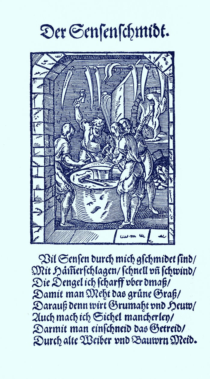 Fabricant de faux - Jost Amman