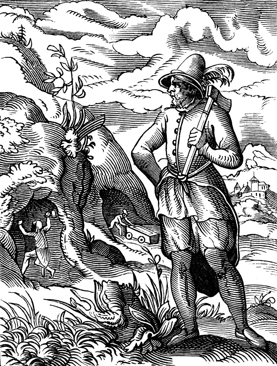Le Mineur, XVIe siècle - Jost Amman