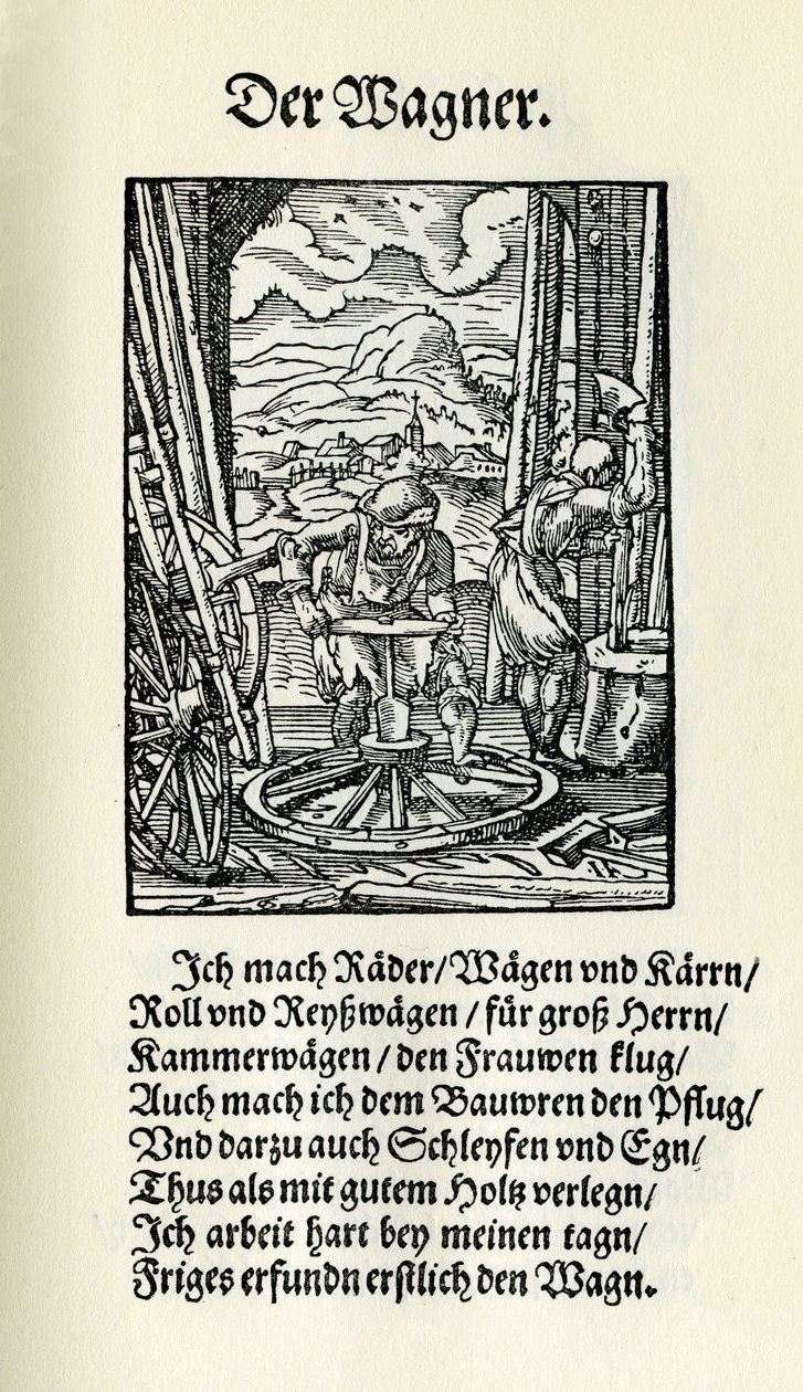 Fabricant de chariots - Jost Amman