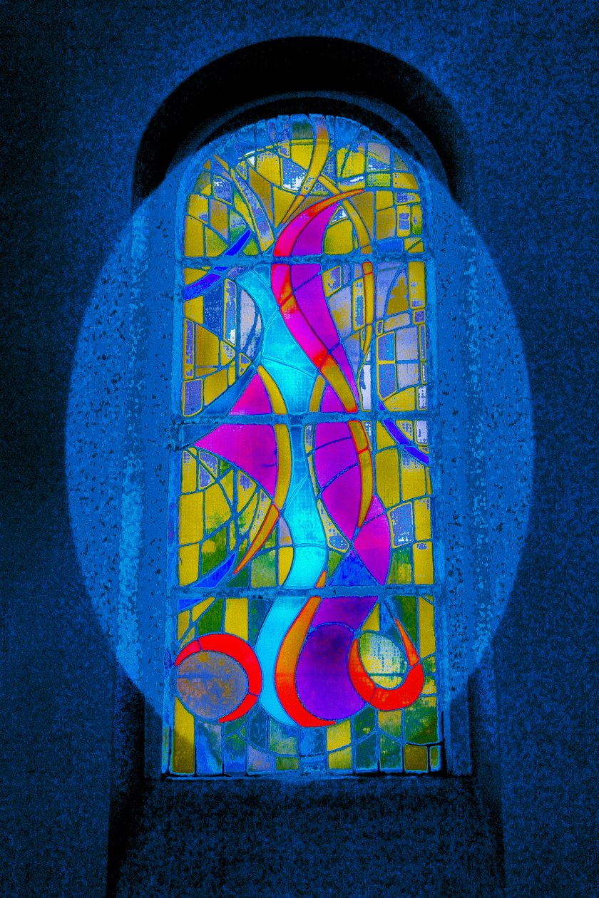 Blue Swirls, de la série Eglise St Pierre d