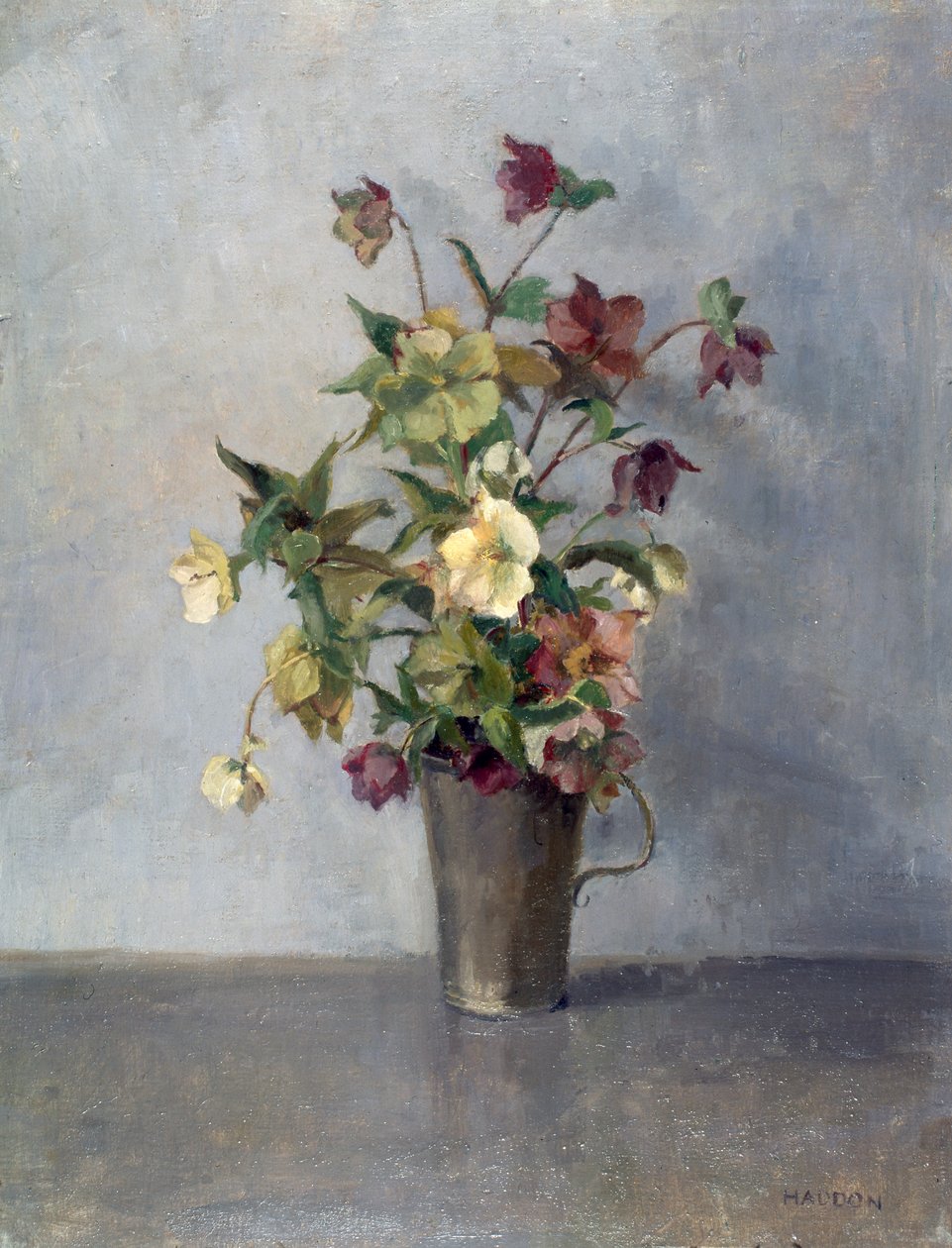 Fleurs dans un vase (peinture) - Joyce Haddon