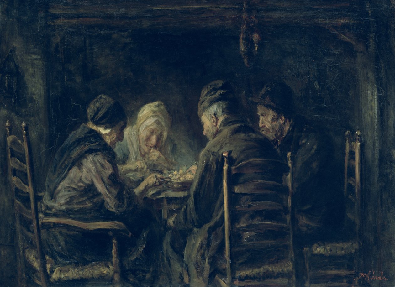 Les mangeurs de pommes de terre, 1902 - Jozef Israëls
