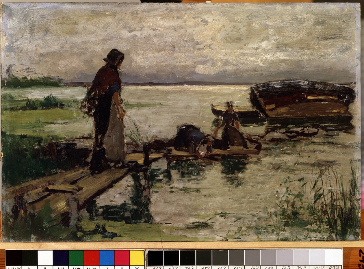 Sur le rivage - Jozef  Israels