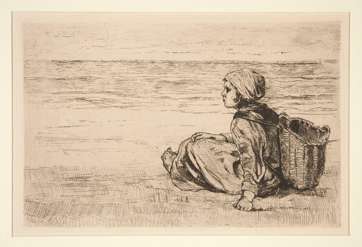 À Scheveningue - Jozef Israëls