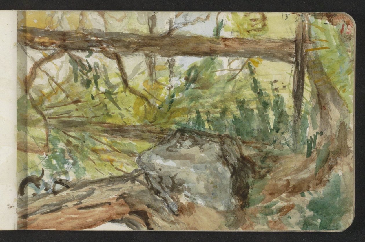 Bos à Pontresina - Jozef Israëls