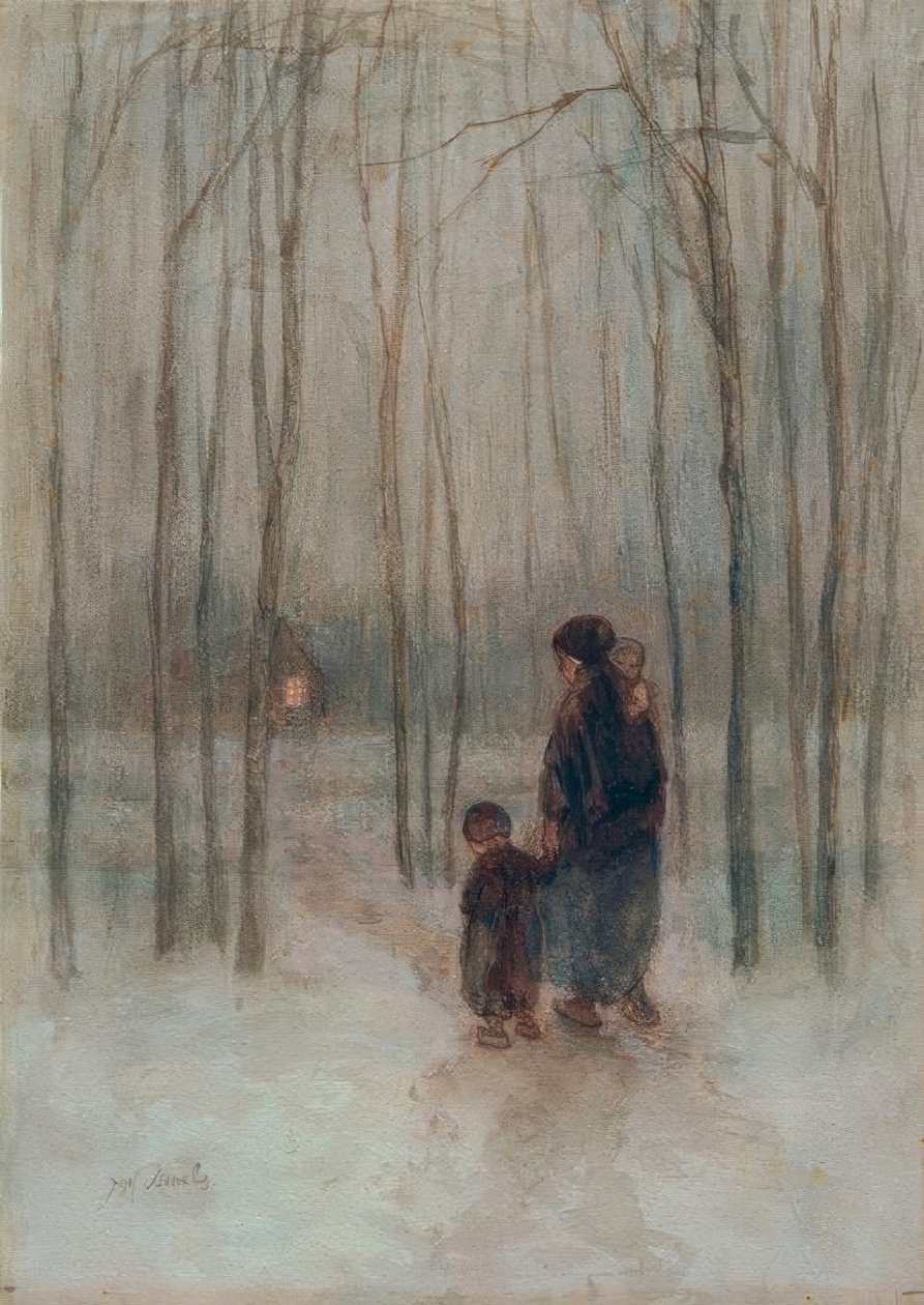 Soirée dans les bois - Jozef Israëls
