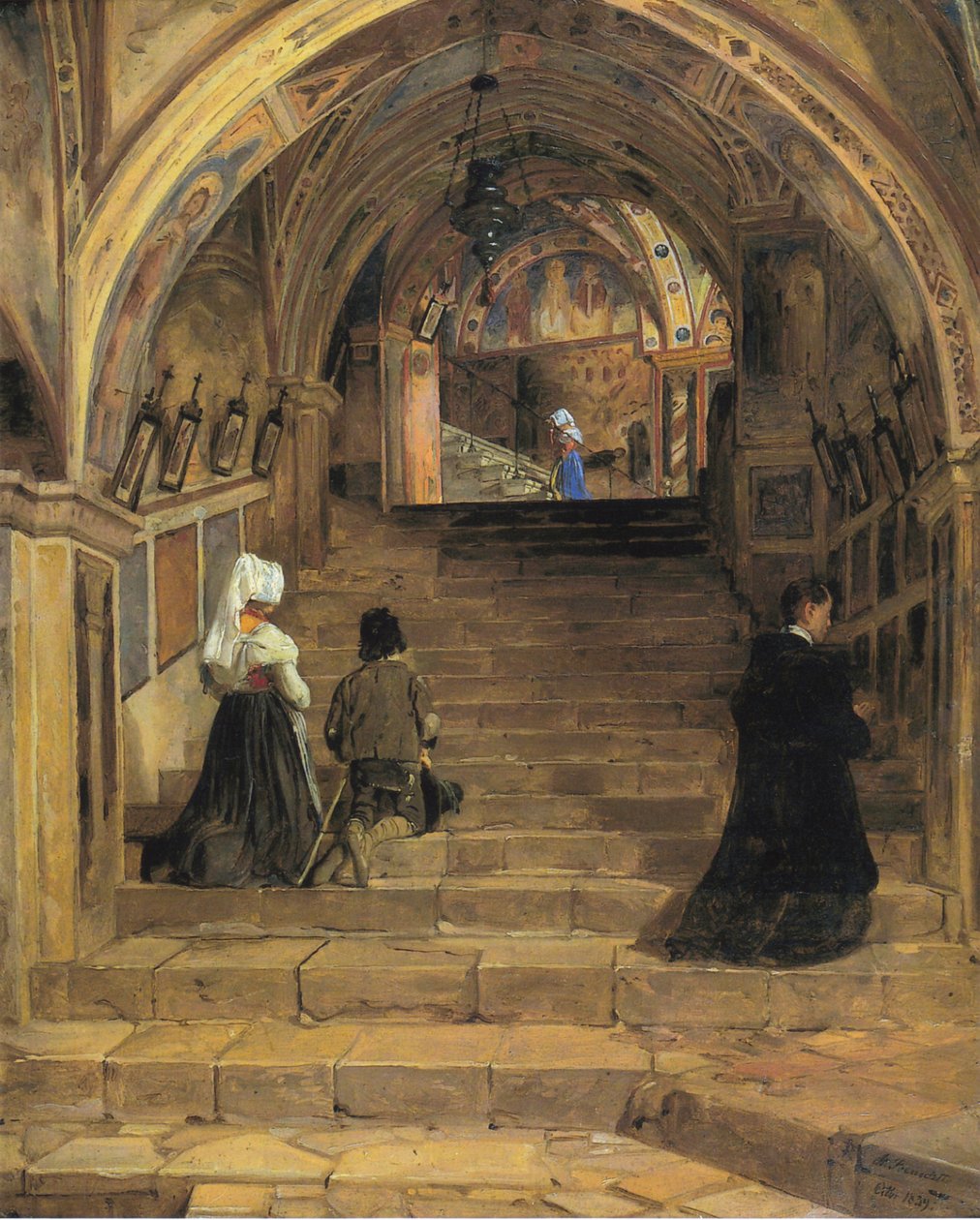 La Scala Santa du monastère San Benedetto près de Subiaco - Jørgen Roed