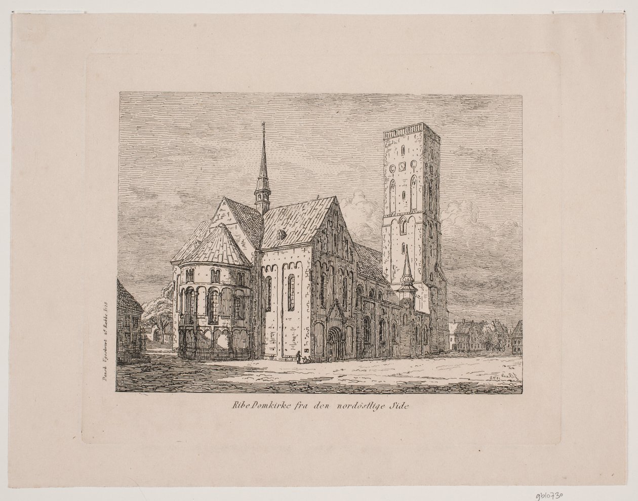 Cathédrale de Ribe depuis le côté nord-est - Jørgen Roed