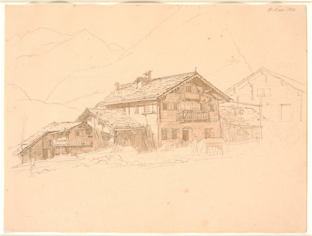 Maison de paysan au Tyrol. St. Mari - Jørgen V. Sonne