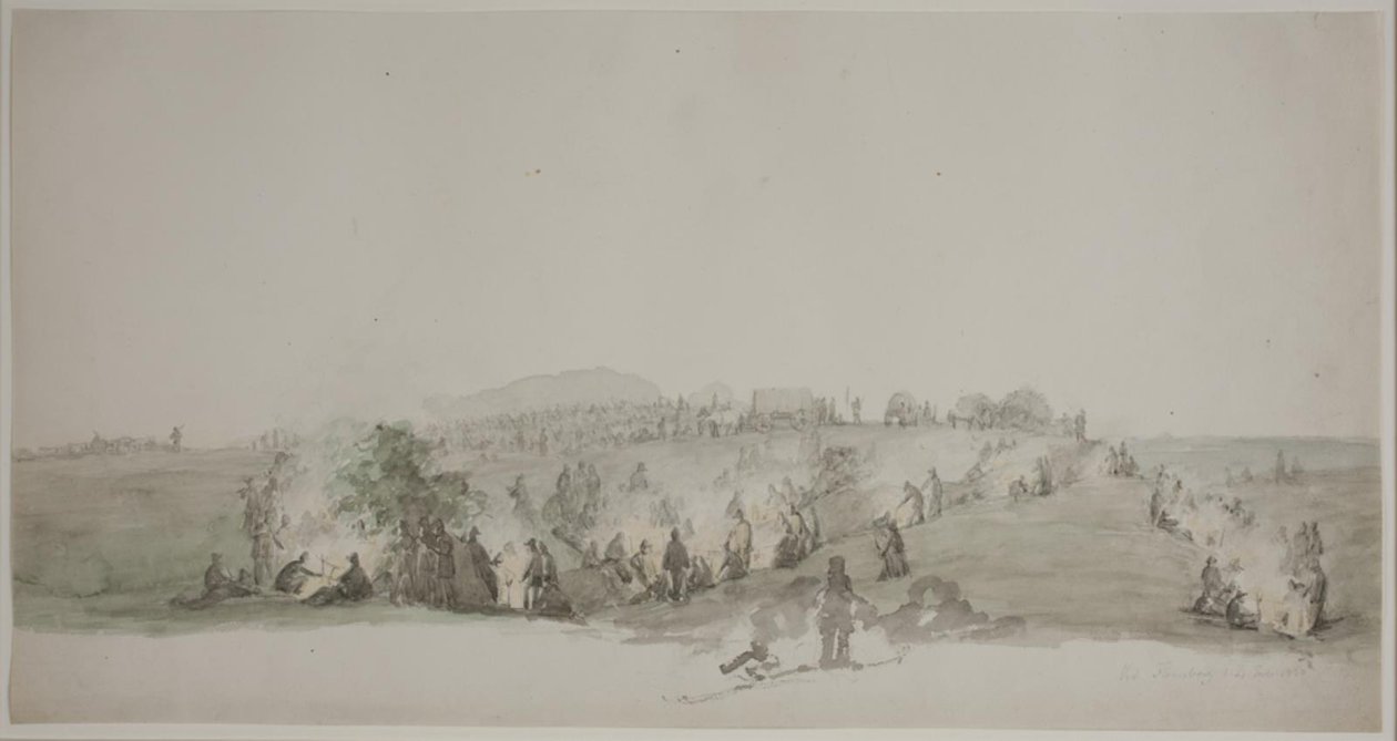 Près de Flensborg. Bivouac - Jørgen V. Sonne