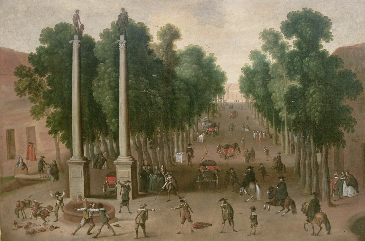 Une place de marché à Séville, vers 1650 - Juan Bautista Martinez Del Mazo