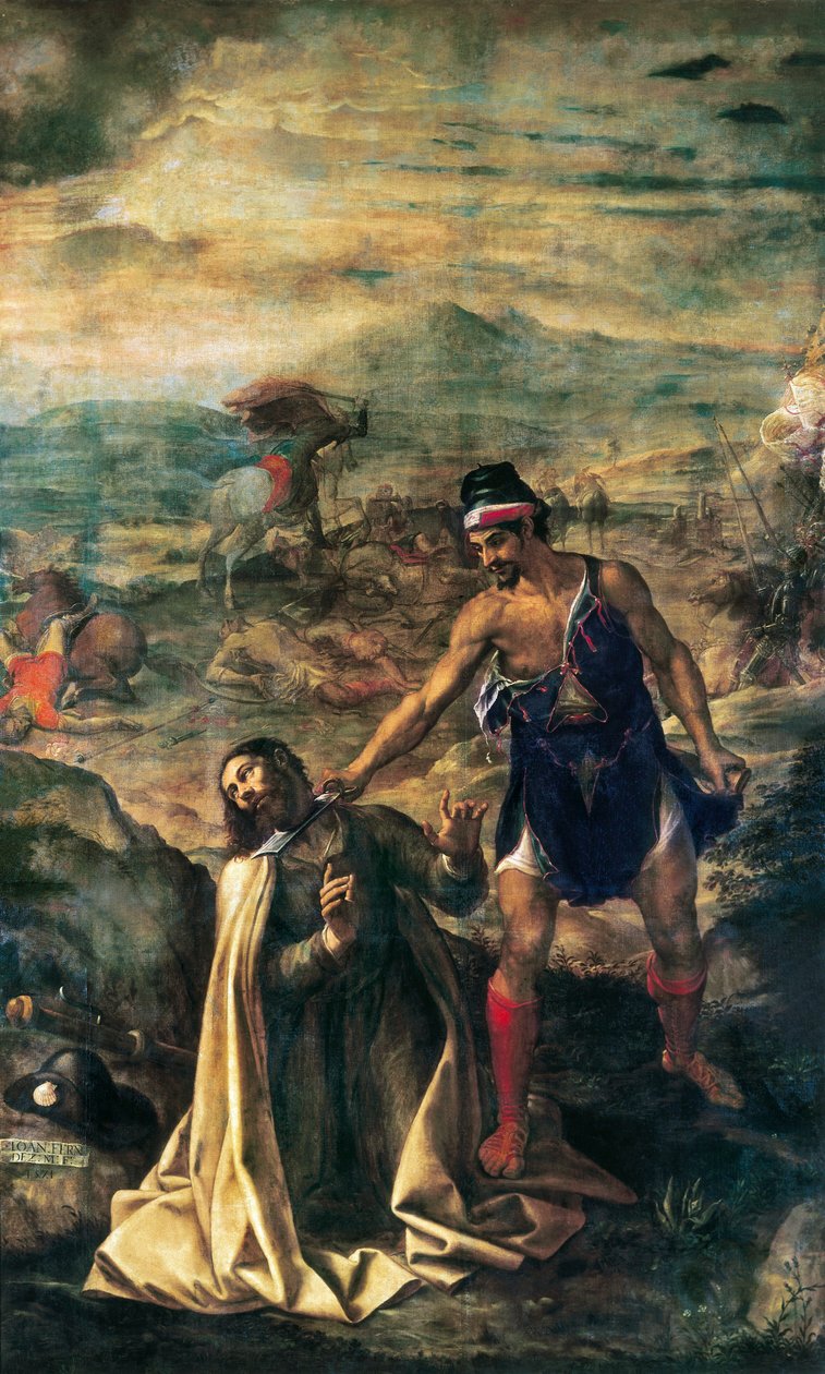 La décollation de Saint Jacques le Majeur | Estampe d'art
