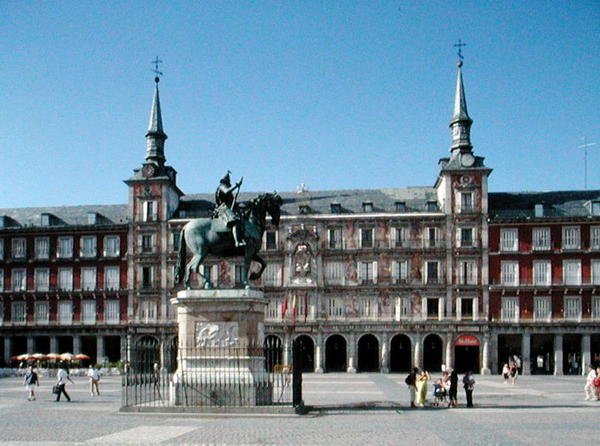 Vue de la Plaza Mayor, vers 1619 - Juan Gomez de Mora