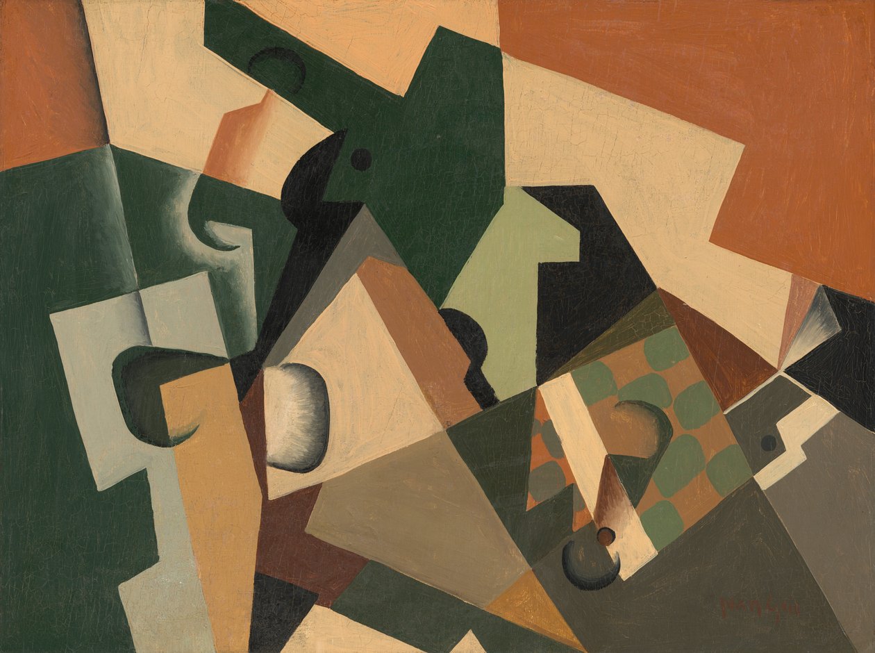 Verre et Damier - Juan Gris