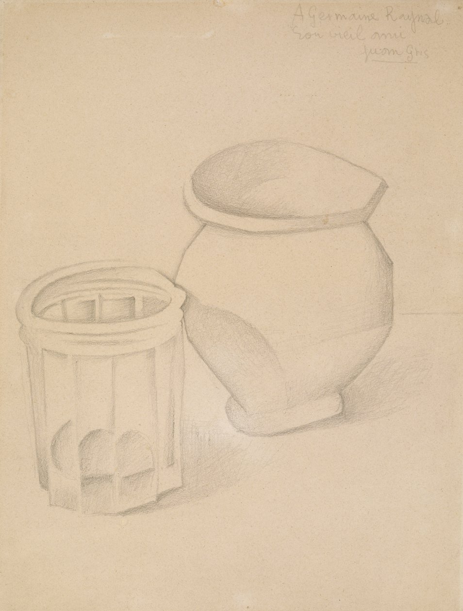 Verre et vase, c.1911 - Juan Gris