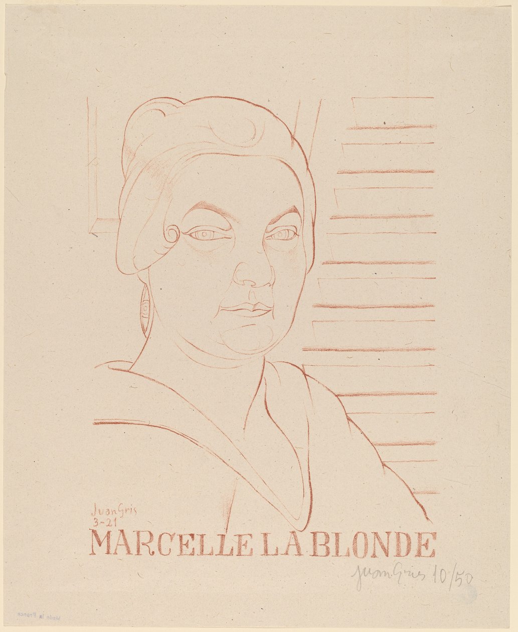 Marcelle la Blonde - Juan Gris