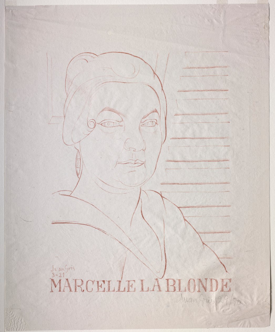 Marcelle la Blonde - Juan Gris