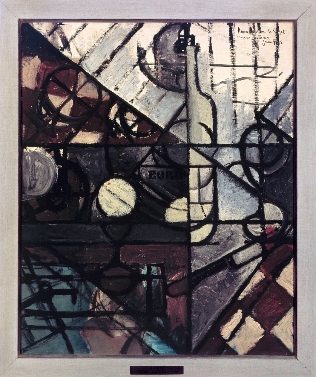 La bouteille de Bordeaux - Juan Gris