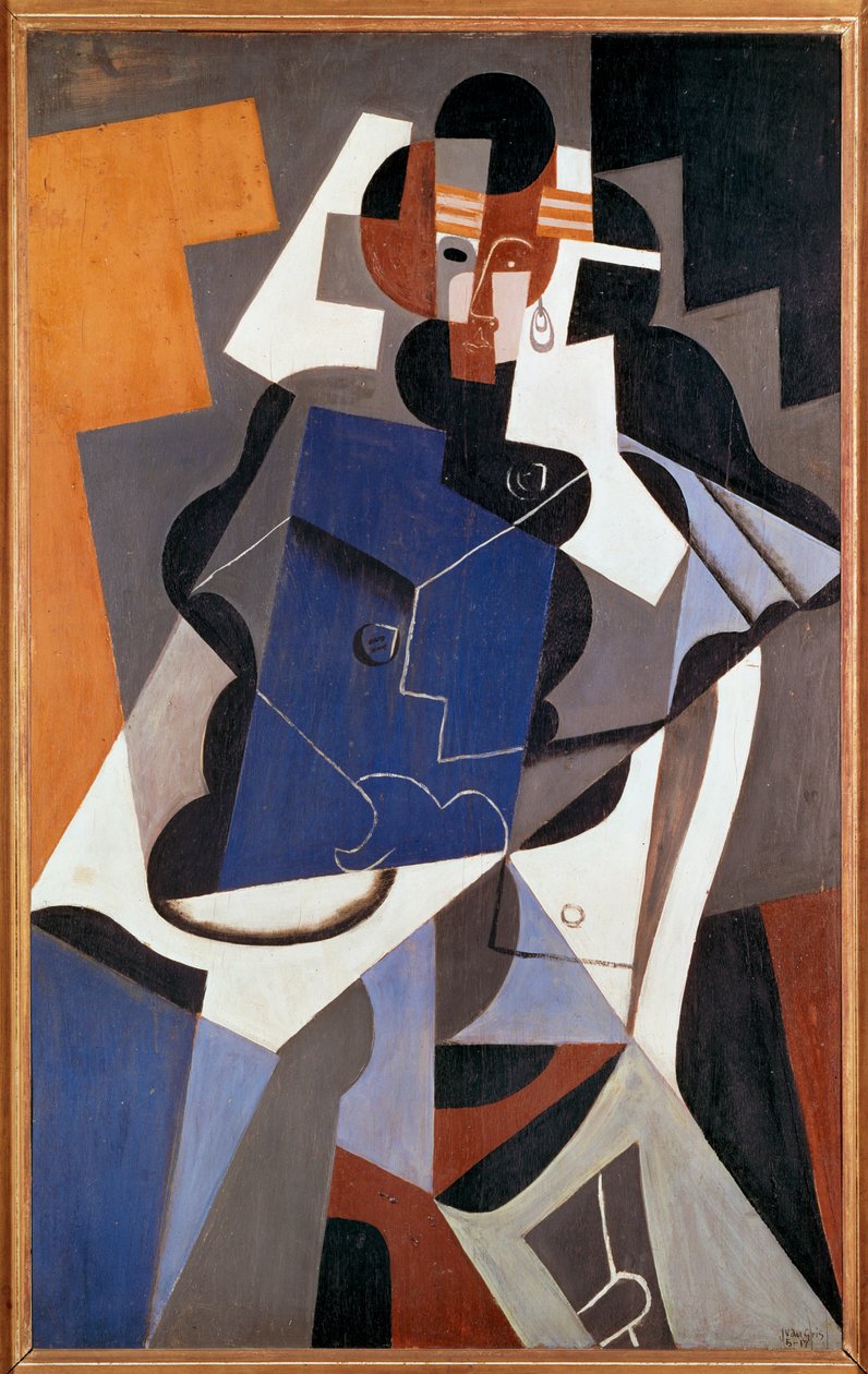 Femme (peinture sur toile) - Juan Gris