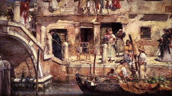 Sur un canal vénitien - Juan Pablo Salinas Tervel