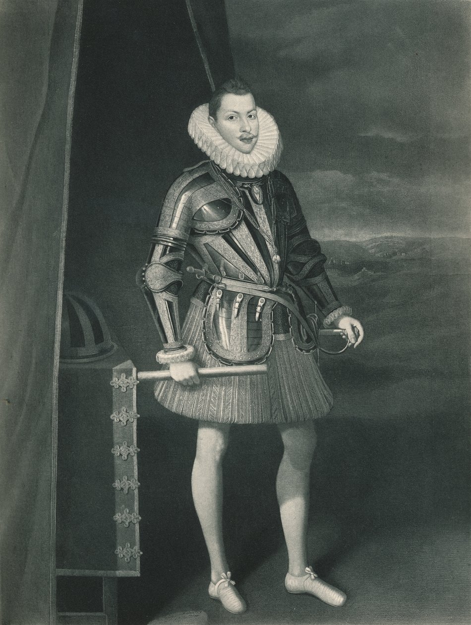 Philippe III en armure - Juan Pantoja de la Cruz